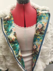 veste fausse fourrure