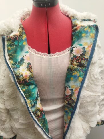 veste fausse fourrure